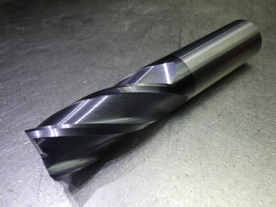Titan USA 1" 4 Flute Carbide SQ Veri Helix Endmill TC15664 (LOC3118A)