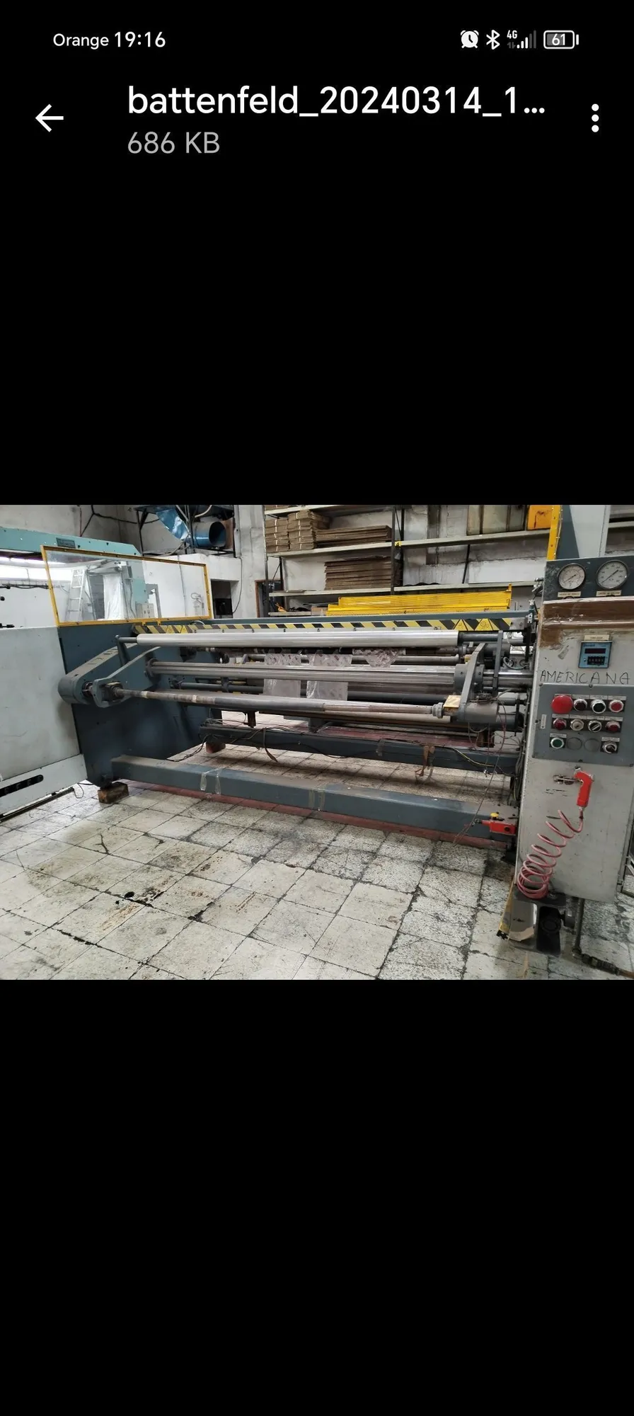 USED 1994 GLOUCESTER 70" 418HE