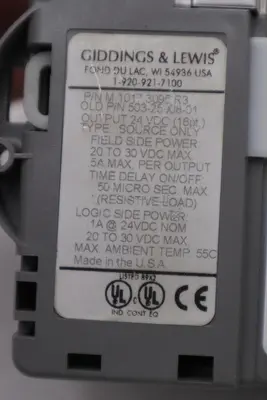 KOLLMERGEN M.1017.3095 R3 / M10173095 R3 GIDDINGS & LEWIS MODULE #H1590A