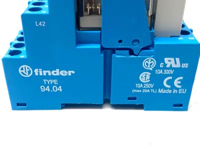 Used Finder Gen. Purpose Relay, 99.02.9.024.99 LED Diode, 94.04 Base Relays & Switches Michigan US | Maverick Industrial Sales #1392888
