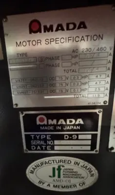 1997 AMADA RG-35 Press Brakes | SNL Machine Trader LLC (6)