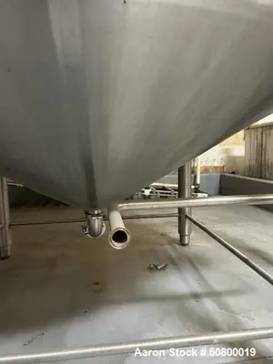 Used Feldmeier 3,700 Gallon Vertical Single Wall Mix Tank.