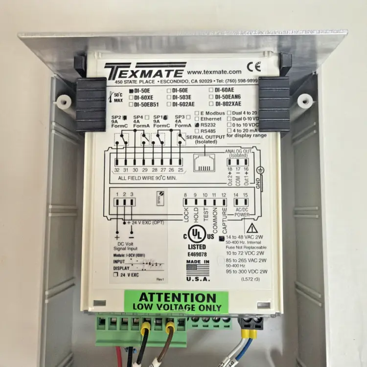 Used Texmate DI-50E Meters - Misc California US | ANACAPA EQUIPMENT BROKERS, INC #1232946