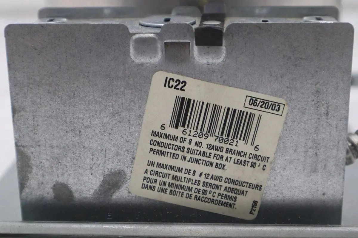 Juno IC22 Air-Loc INCANDESCENT NEW CONSTRUCTION IC HOUSING STOCK 4859