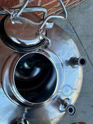 USED ALLOY PRODUCTS 45 LITER STAINLESS STEEL PRESSURE VESSEL 130 PSI