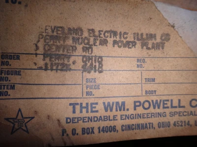 Fisher/Powell 6" 600 Class Control Valve