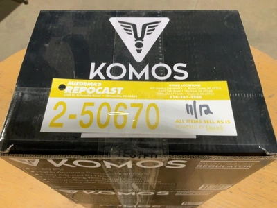 Used LOT OF (3) KOMOS D1077 DUAL GAUGE REGULATOR Air Pressure Regulators Michigan US | Miedema Asset Management Group #1761562