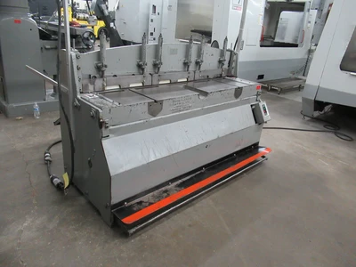 Used WHITNEY-JENSEN 7260 Power Squaring Shears (Gauge) Minnesota US | Machinesused.com #1546998