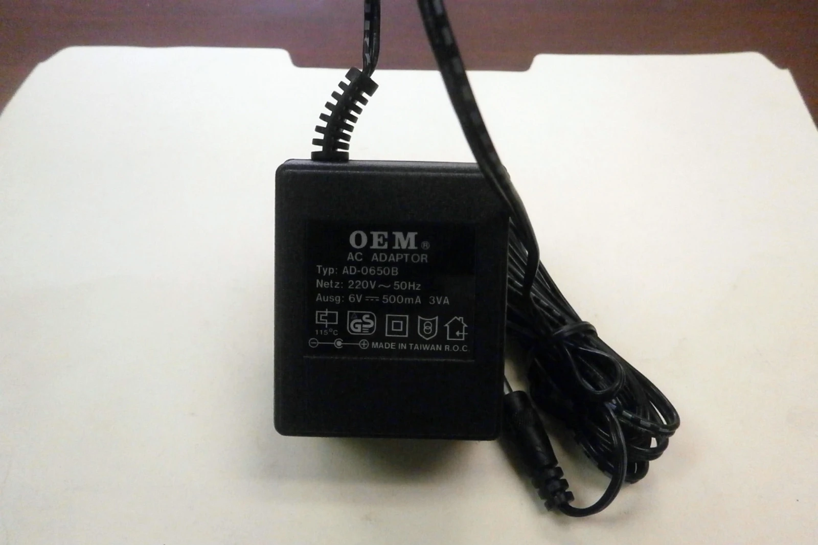 OEM AD-0650B Used AC Adaptor