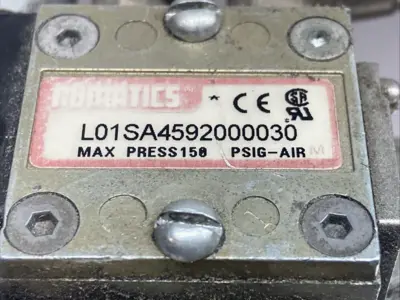 USED MOTAN METRO VACUUM RECEIVER ASSEMBLY W/ NUMATICS MODULE