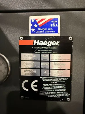 Used 2007 HAEGER 8240-3L Insertion Machines Florida US | GMT #1519185