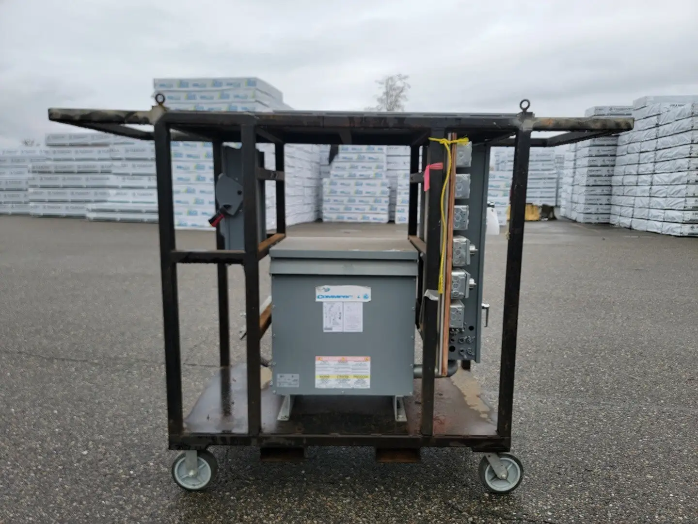 75 kVA Temporary Power Distribution Cart 600V Pri. 208Y/120V Sec.