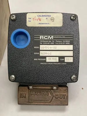 USED RCM INDUSTRIES 1/2-71-L-4--1S2