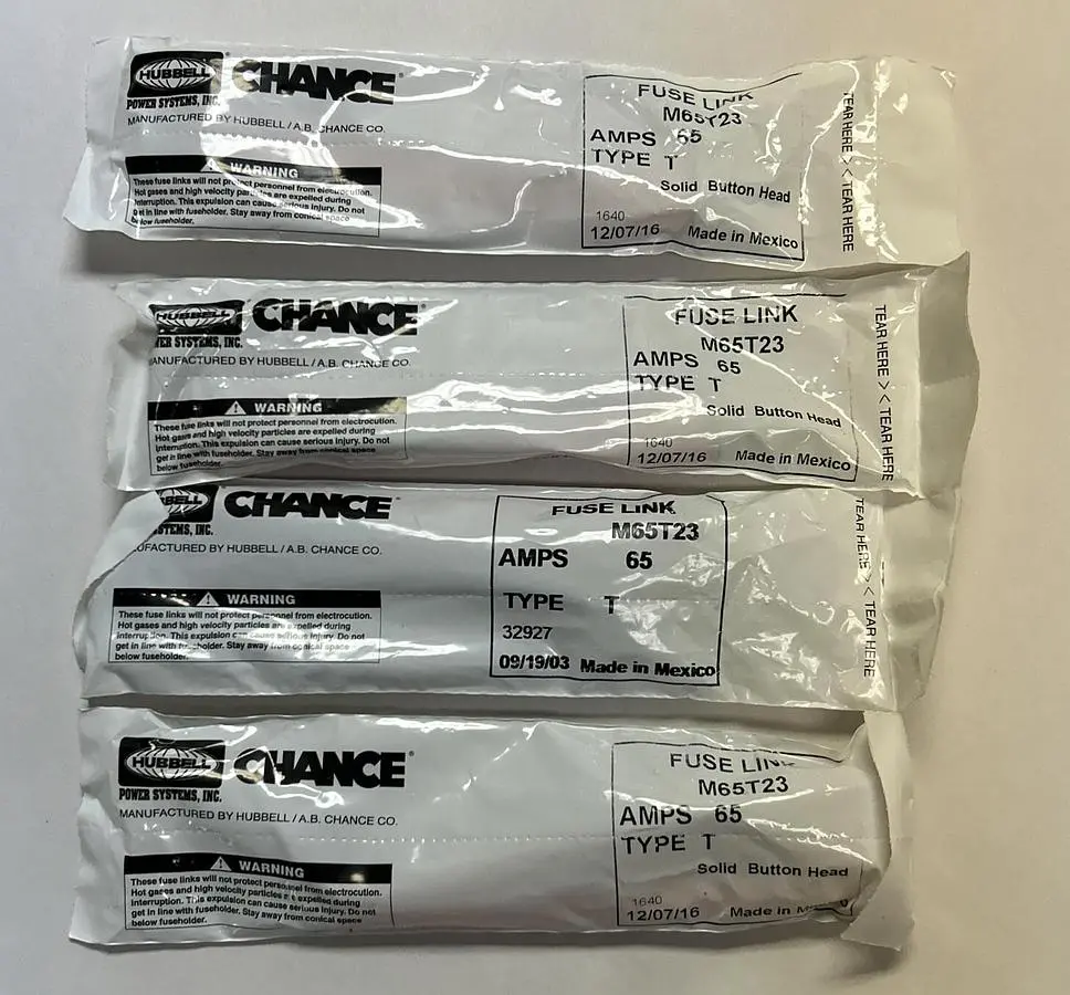 New | in-Stock HUBBELL M65T23 Fuses Ohio US | Surplus Asset Holdings #1235063