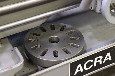 Used 1998 Acra JFMT 360x1000, Inch/Metric,Gap,3-Jaw,Aloris,Steady Gap Lathes New Jersey US | Machinery Values #1285803