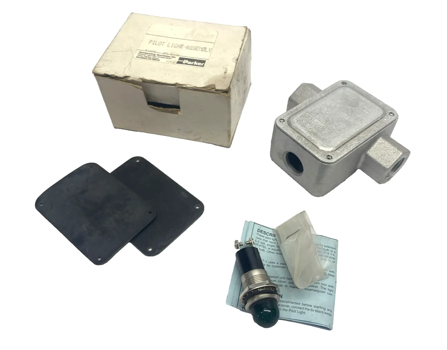 PLT-2 | Parker  Pilot Light Assembly, Green - New Other