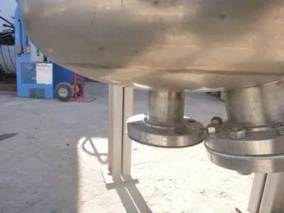 Tank, 75 Gallon, 316 Stainless Steel, Jacketed, 125 PSI, Charcoal Filter, A #S744383