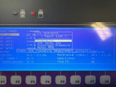 Markem-Imaje 9040 Ink Jet Printer with ENP35372/B Print head module