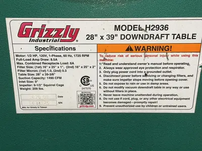 Used 2020 GRIZZLY INDUSTRIAL H2936 Dust Collectors Ohio US | HGR 24 #1556707