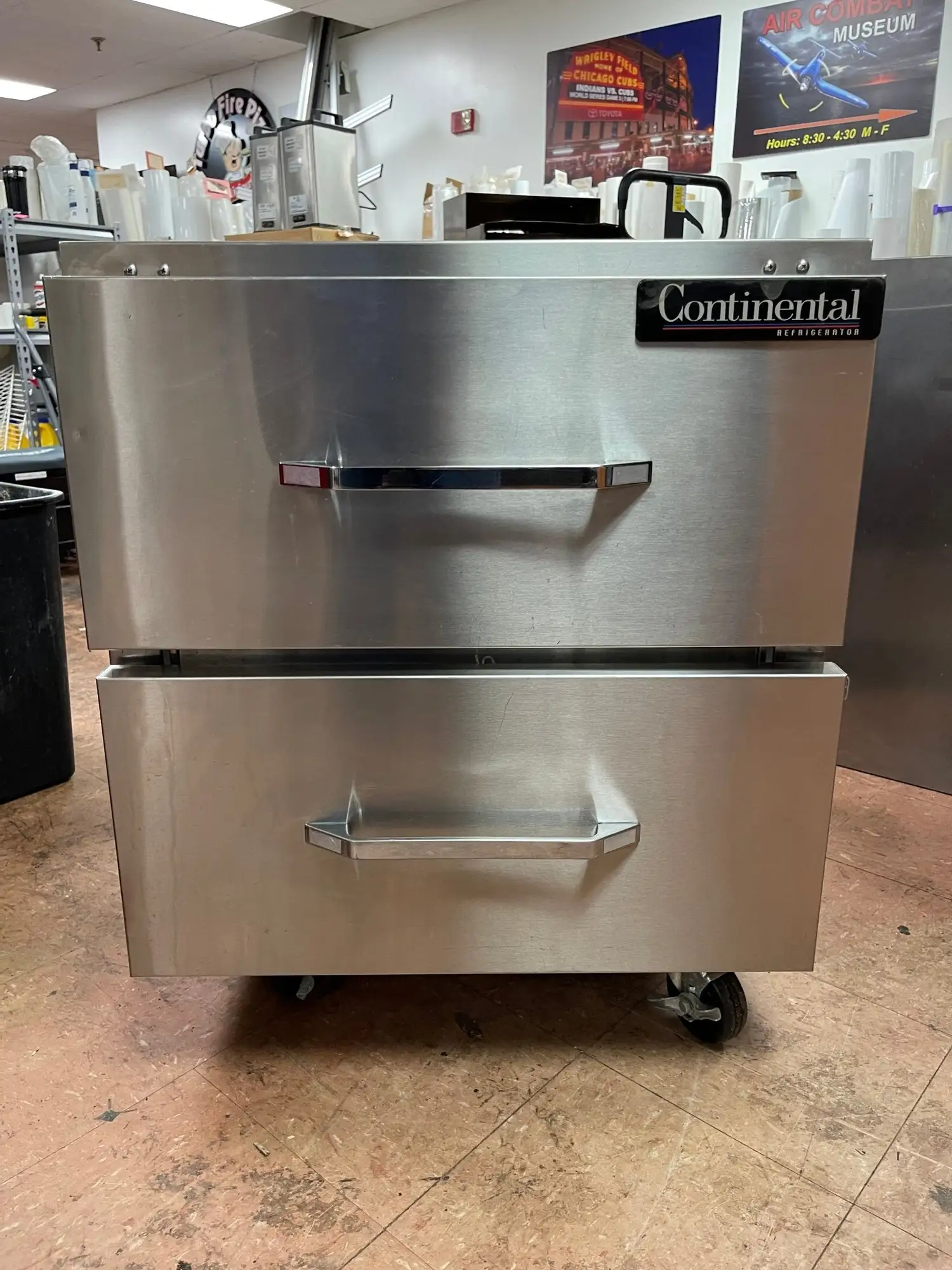 Used Continental Used Continental DLUC27-SS Commercial Under Counter Freezer 120V Undercounter Freezers Illinois US | Falcon Restaurant Supply #1376371