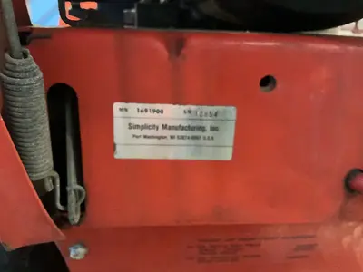 Used SIMPLICITY SNOAWAY 8 60CM Material Handling (misc) Ohio US | HGR 24 #1486711