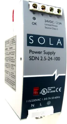 NEW SOLA SDN2.5-24-100 POWER SUPPLY SDN2524100