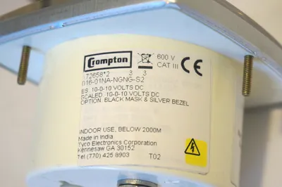 3 NEW CROMPTON 172658*2 PANEL METERS 016-01NA-NGNG-S2 1726582