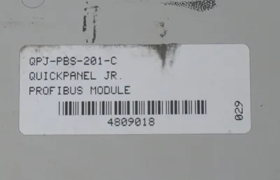 TOTAL CONTROL QPJ-PBS-201-C PROFIBUS MODULE QPJPBS201C
