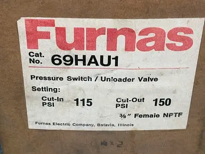 Used FURNAS 69HAU1 Pressure Switches Ohio US | HGR 24 #1488477