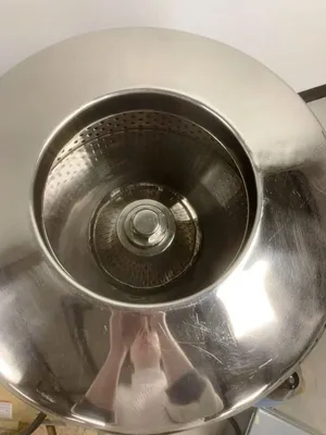 Chinese 20 x 11 perforate basket centrifuge, 304SS.