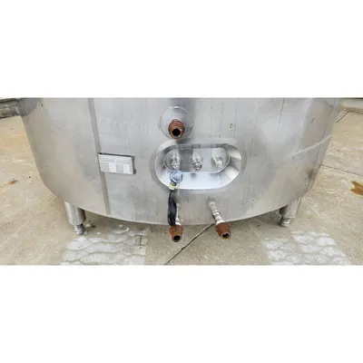 Used 6,500L (1,717 gal) Stainless Insulated Jacketed Liquid Storage Vessel Tank