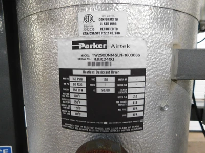 Used _UNKNOWN_ _UNKNOWN_ Air Compressor Dryers Ohio US | Equipment Recovery Corp. #1331063