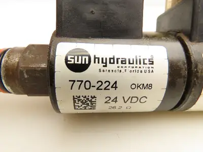 Sun Hydraulics 770-224 Solenoid Valve Coils 24VDC With Valve Cartridge