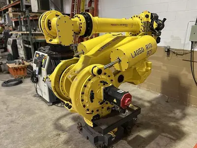 Used FANUC M900IA/600 WITH R30IA CONTROLLER, CLEANED AND TESTED, ONLY 5,168 HOURS Robots | Harbor Machinery Inc. #1283367