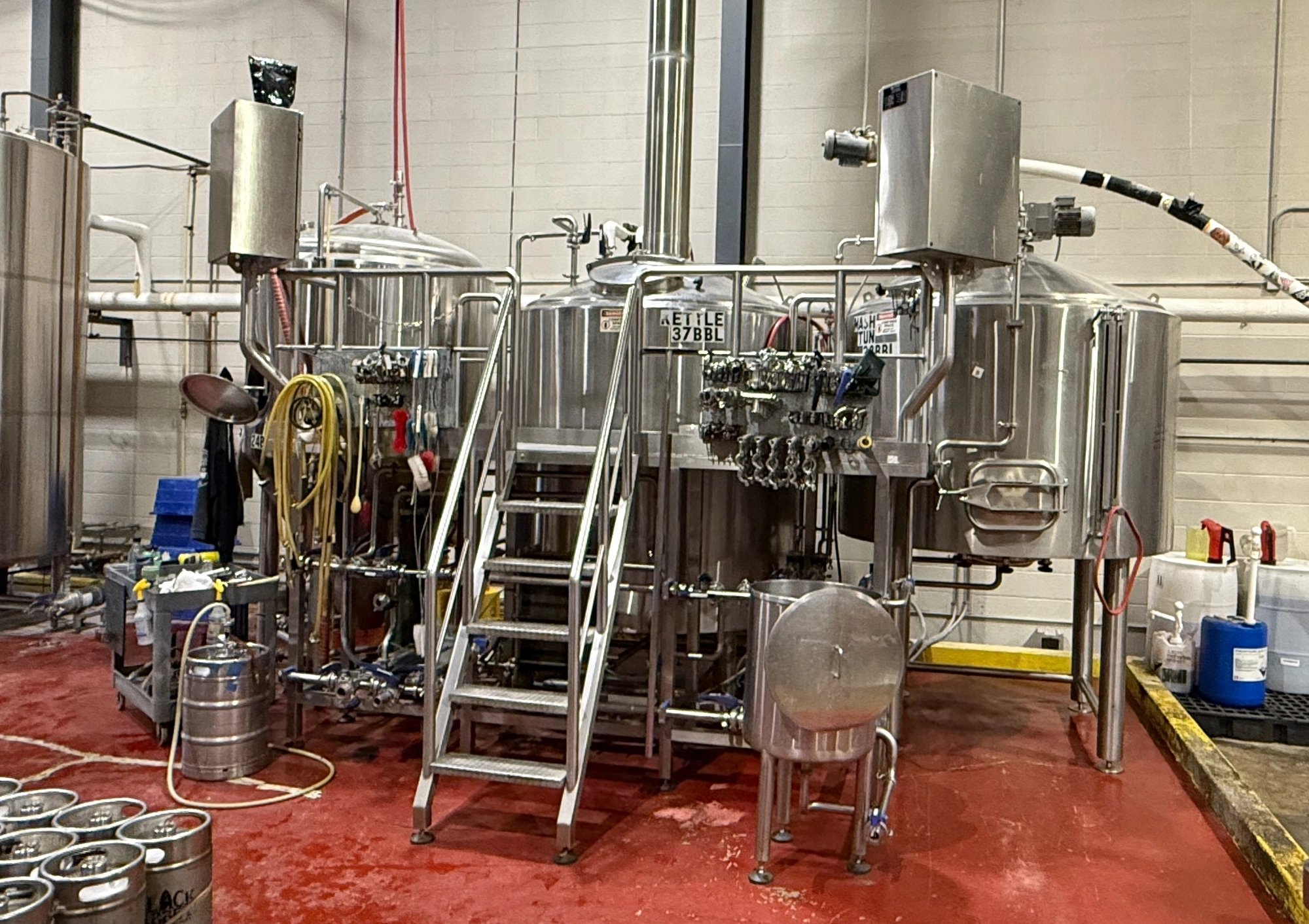 (reduced!) 20 BBL Premier Stainless Steam Brewhouse w/ Oversized Boil Kettle