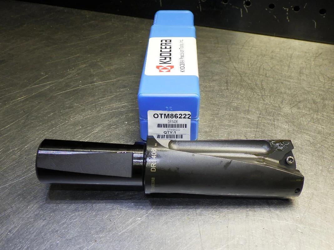 Kyocera / SGS 1.4060" Coolant Thru Indexable Drill 1" Shank DR1406 (LOC3567)