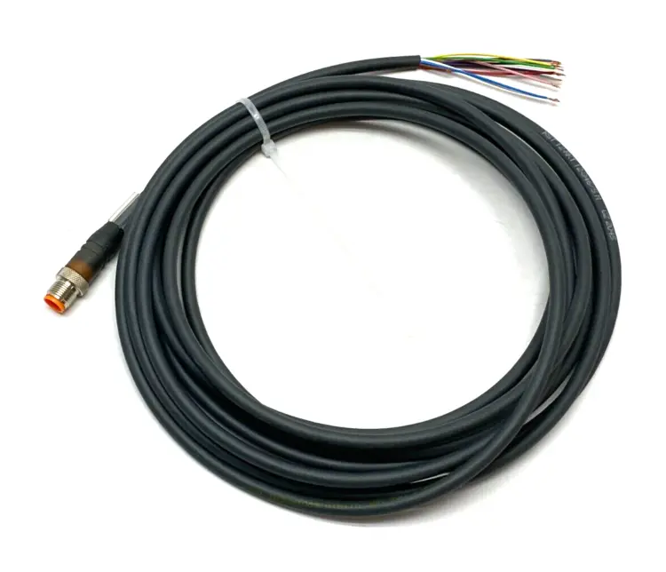 Used LUMBERG SENSOR ACTUATOR CORDSET 12-PIN MALE 12' LENGTH Cable & Wire | Maverick Industrial Sales #1112773