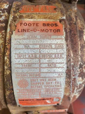 USED FOOTE BROTHERS -