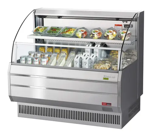Turbo Air TOM-50LS-N 50 7/8" Horizontal Open Air Cooler w/ (2) Levels, 115v