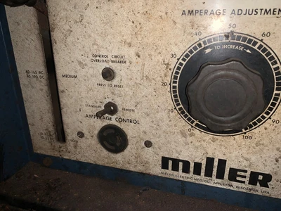 Miller DIALARC HF welder, 460V, 12.4 KW
