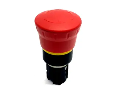 3SU10001HB200AA0 | Siemens  Emergency Stop Mushroom Pushbutton, Rotate-To-Unlatch - Used
