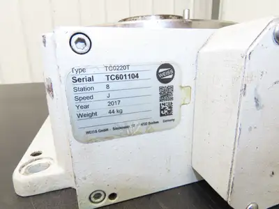 Weiss TC0220T Rotary Indexing Table 8-Station 220mm OD .14kw 230/480V 3PH