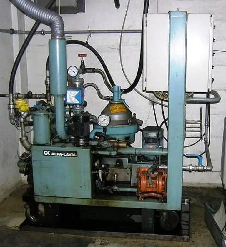 Alfa-Laval MMPX 304 SGP-11 oil purifier skid, 316SS.