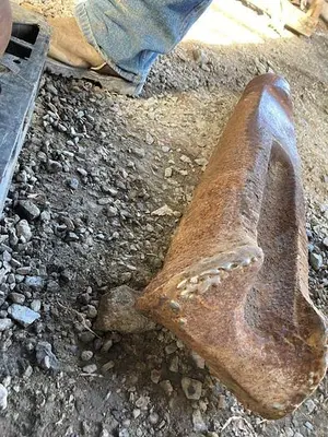 Used AFTERMARKET 7-3/4” X 31" CABLE TOOL DRILLING CHISEL BIT Drills Pennsylvania US | East West Machinery & Drilling #1417243