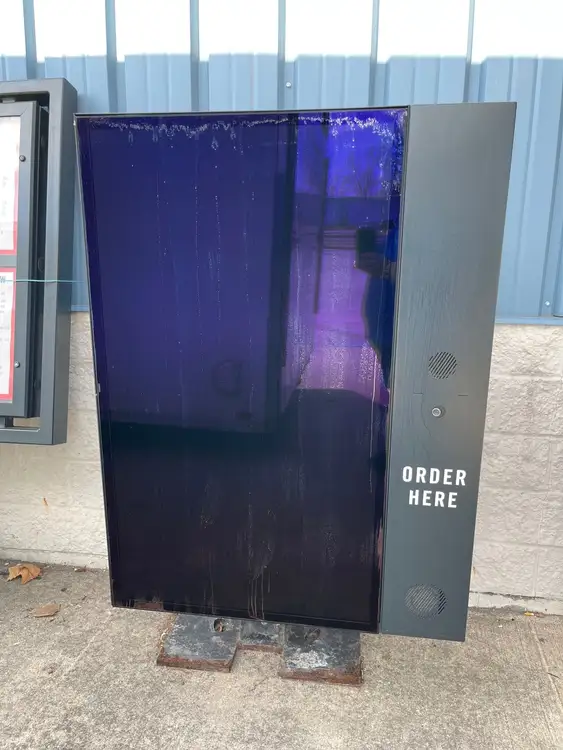 Used Philadelphia Sign Company Used Restaurant Drive Thru Through Order Confirmation Digital Menu Sign SB - SS100 Restaurant Front of House Furnishings Illinois US | Falcon Restaurant Supply #1376421