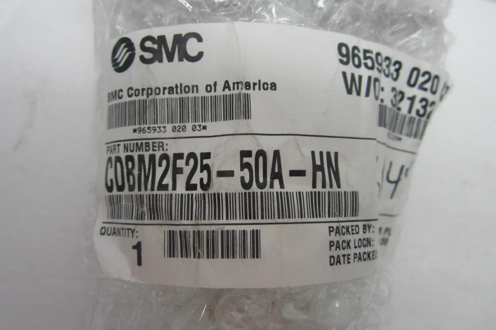NEW SMC CDBM2F25-50A-HN ROUND BODY CYLINDER CDBM2F2550AHN