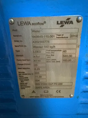 USED LEWA LDE3