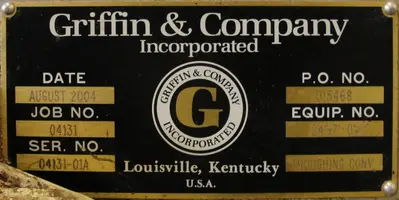 SPC8898  Conveyor Griffin & Company belt conveyor Stainless Steel, 24" x 84"