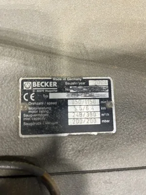 Becker VLT 250 Vacuum Pump
