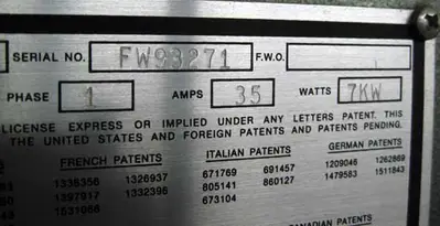 USED WELDOTRON 7121